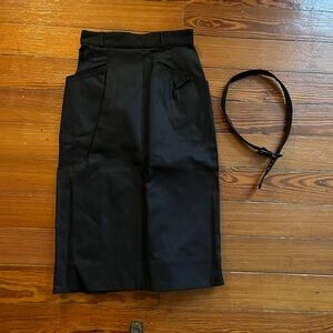 Trashy Diva Classic Black Pencil Skirt